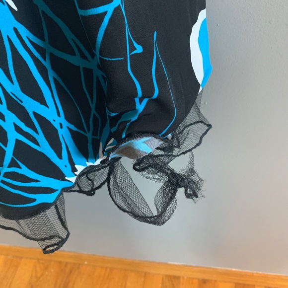 Blue floral dress , 1XL - Picture 4 of 5